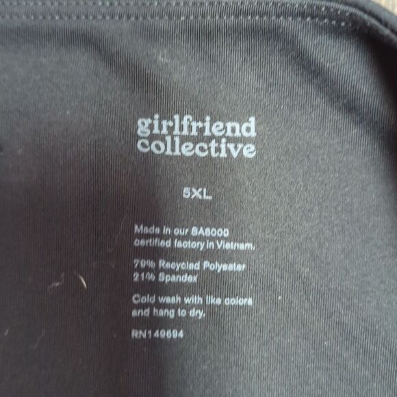 Girlfriend Collective Cropped Leggings Black Size 5X - Picture 2 of 7